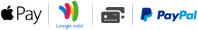 Apple Pay | Google Wallet | Credit Card | PayPal
