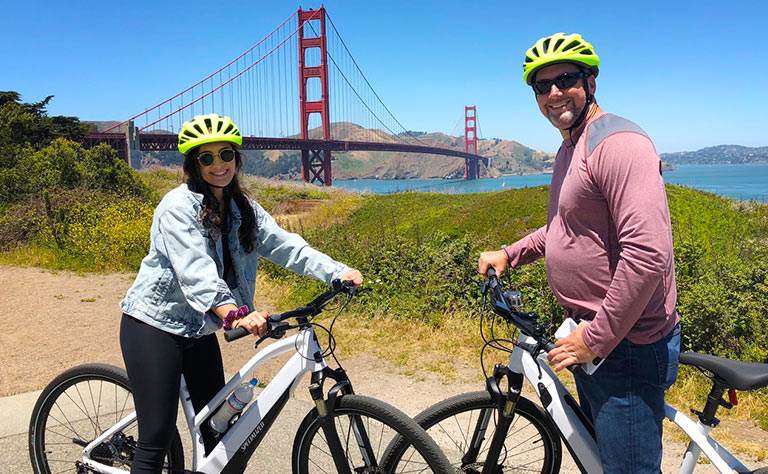 Golden Gate Bridge San Francisco E-Bike Rental